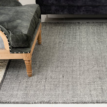 Load image into Gallery viewer, Wool Rug &quot;Miracle&quot; In Natural/Black
