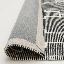 Load image into Gallery viewer, Wool rug &quot;Palermo&quot; in Black
