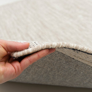 Wool Rug "Warsaw" in Beige