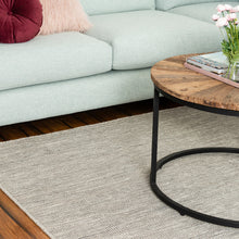 Load image into Gallery viewer, Wool Flatweave Rug &quot;Warsaw&quot;in Grey
